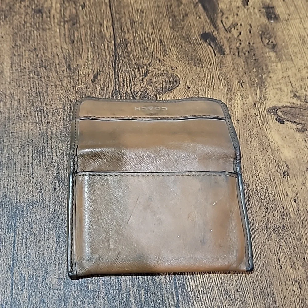 Rare coach leather card holder - Picture 4 of 4